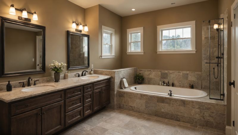 Elegant Bathroom with Neutral Tones